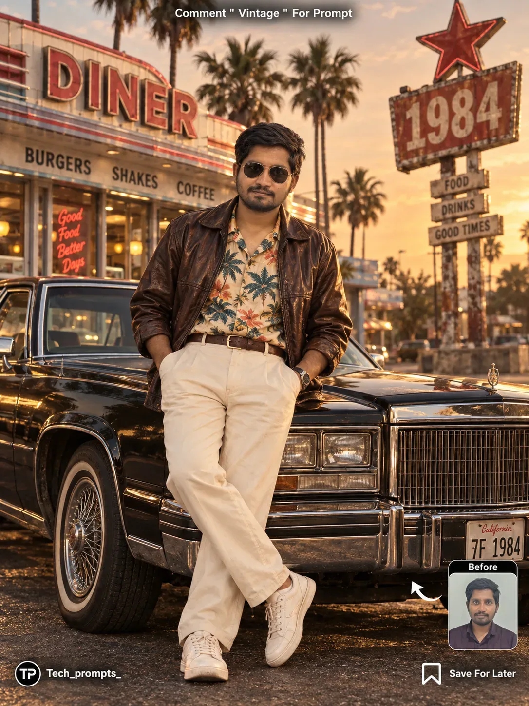 { "title": "Universal_Cinematic_1980s_Retro_Diner_Car_Portrait_Generator", "version": "1.0", "category": "1980s Retro Fashion / Vintage