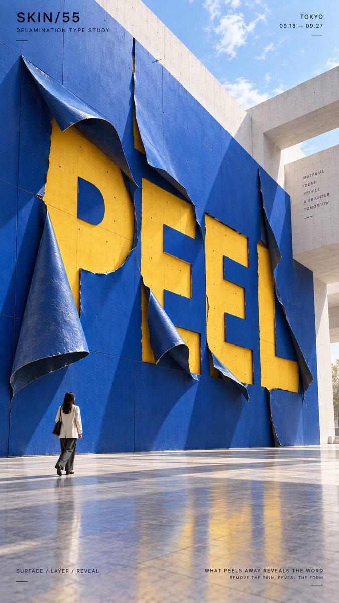 Material Typography Concepts