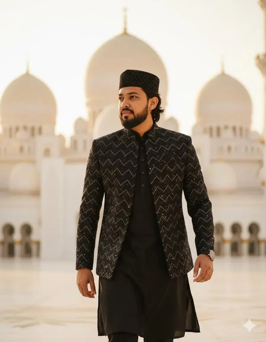 Hyper realistic 8k cinematic portrait of a young muslim boy (same face as it is in reference image) With High Face Detail, walking