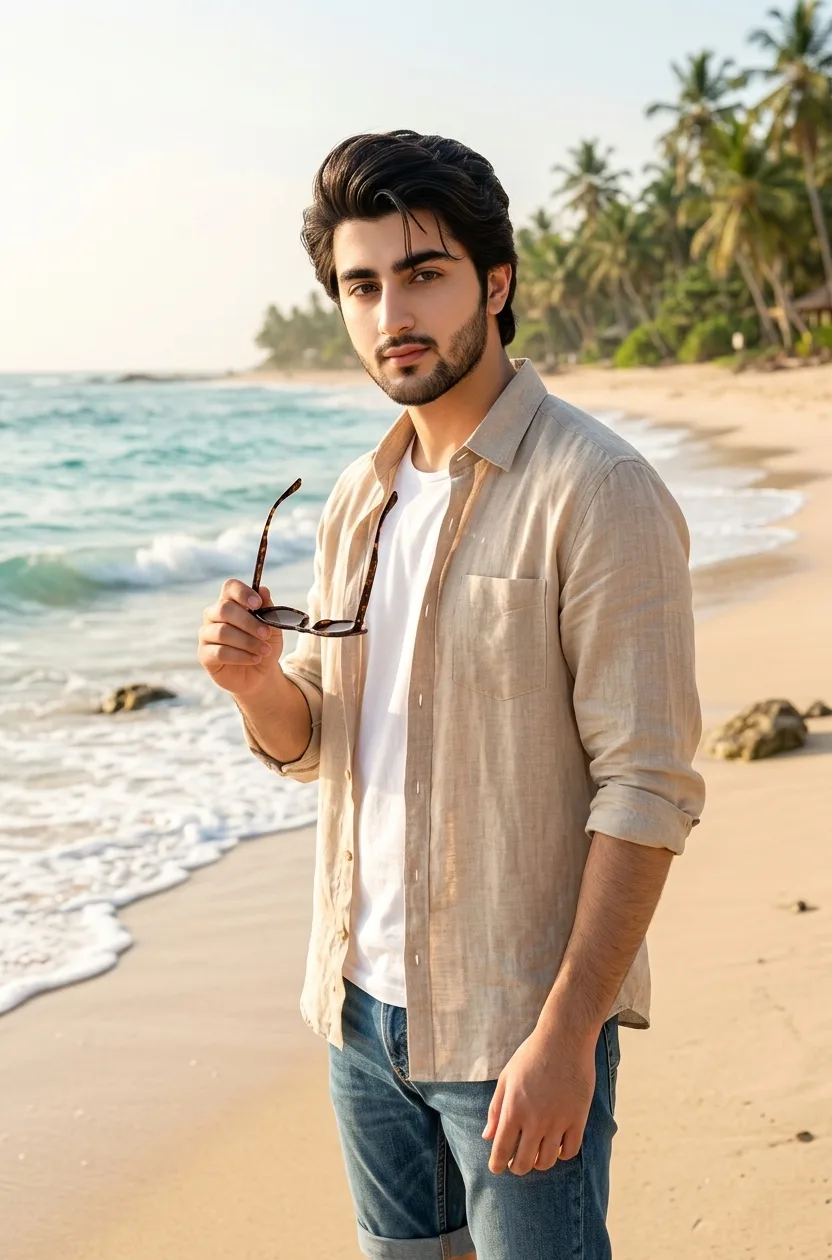 Beachside Casual Portrait