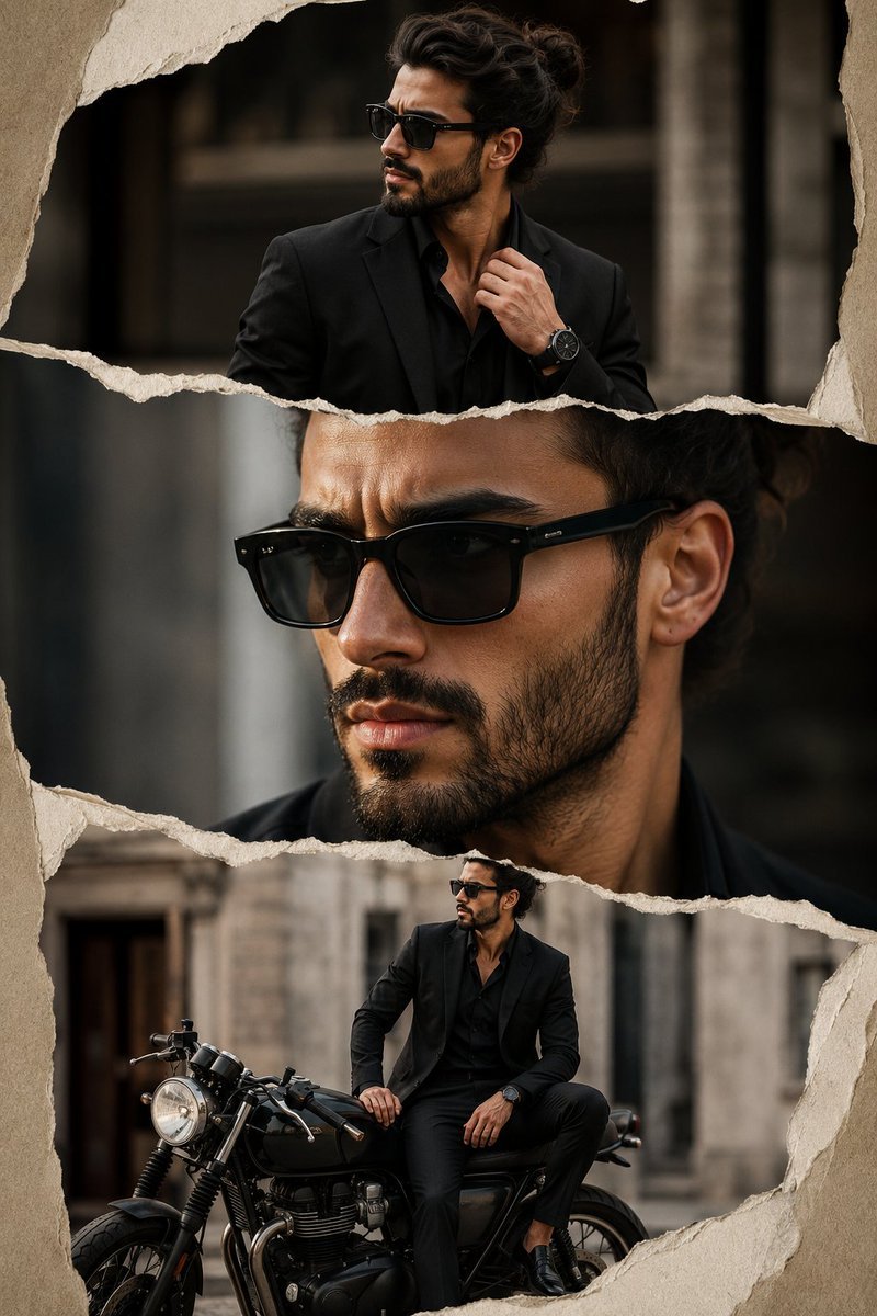 Image created on Gpt 2 Prompt: Ultra-realistic luxury fashion editorial collage portrait, 8K HDR, hyper-detailed, cinematic masterpiece.