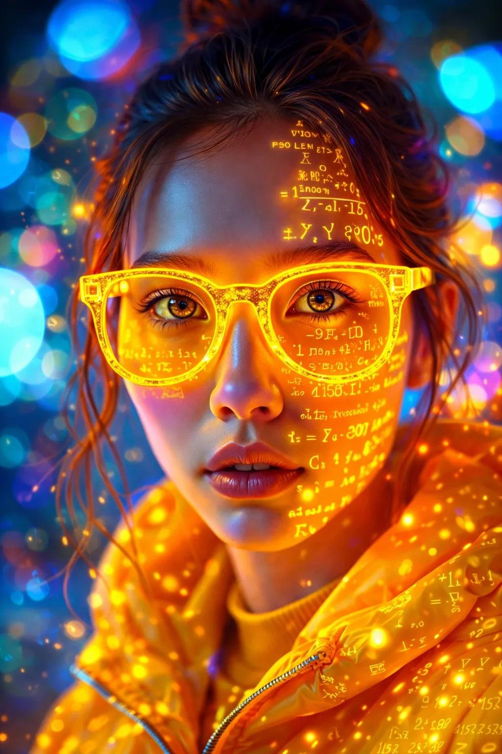 Neon Cyber Portrait
