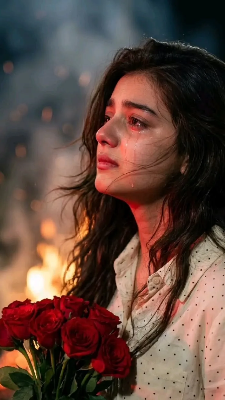 Tears & Roses – A Silent Goodbye 🌹