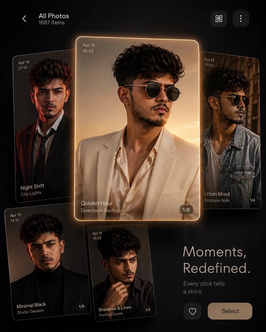 Modern Fashion Editorial UI