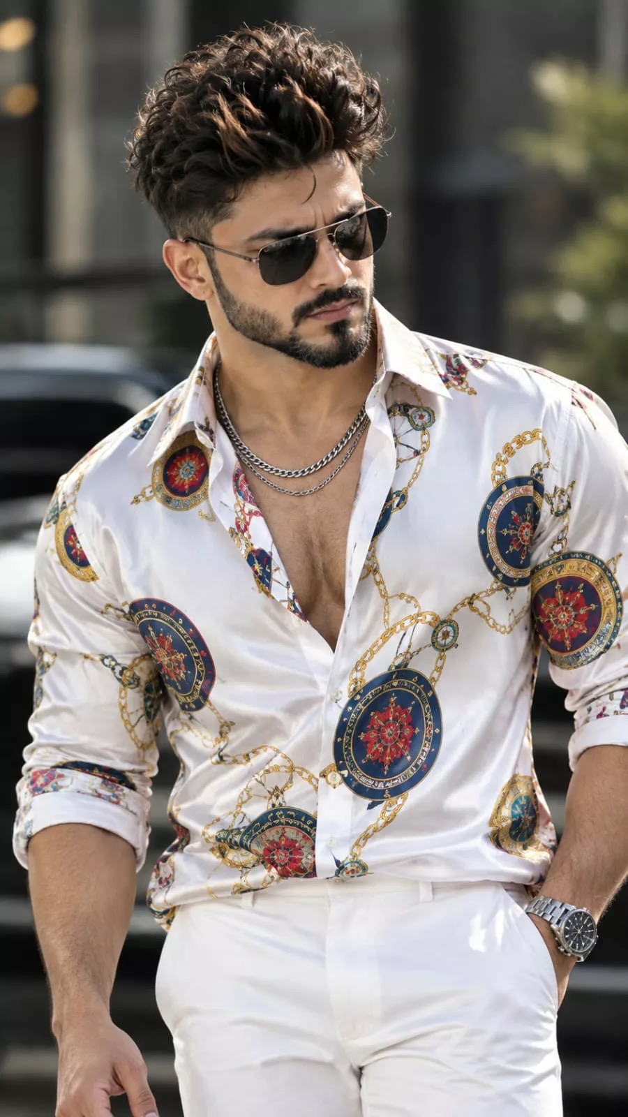 Make image { "design_type": "Cinematic Luxury Menswear Portrait", "aspect_ratio": "9:16", "composition": { "framing": "full-body vertical